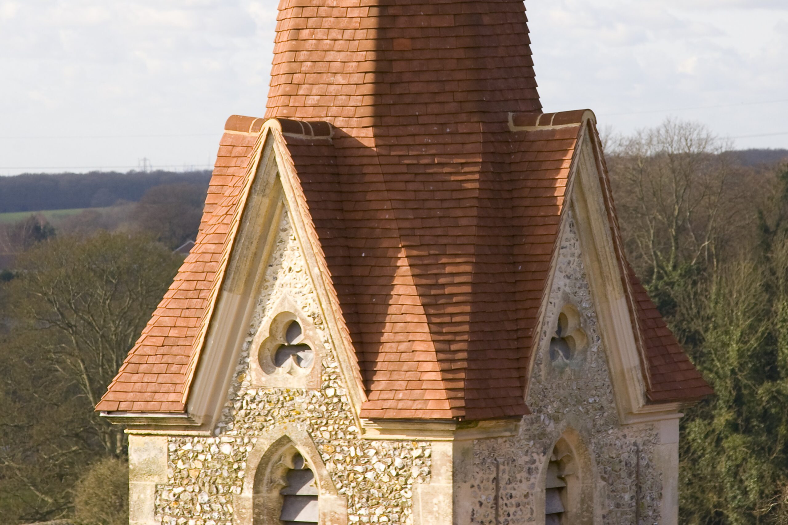 Holy Trinity Church roof tiles