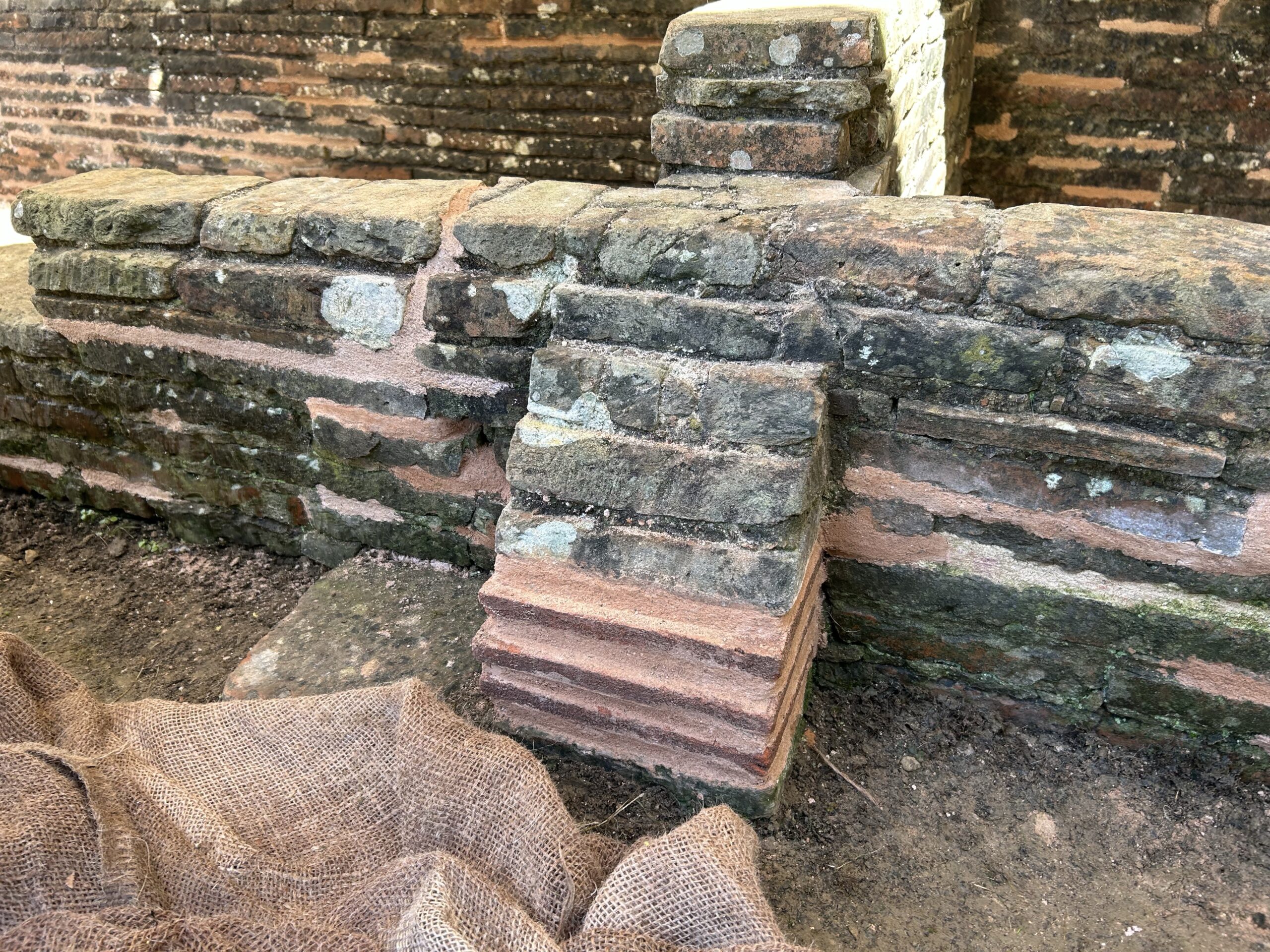Historic remains of old tanery at Rievaulx Abbey